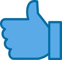 Thumbs Up Vector Icon Design