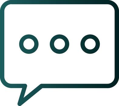 Message square Vector Icon Design