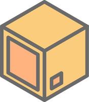 diseño de icono de vector de caja