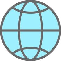 Globe Vector Icon Design