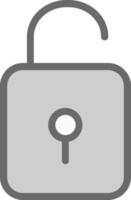 Unlock Vector Icon Design
