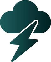 Lightning Vector Icon Design