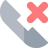 Missed call Vector Icon Design