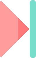 Skip Vector Icon Design