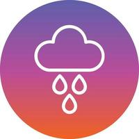 diseño de icono de vector de lluvia