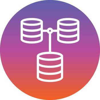 Database Vector Icon Design