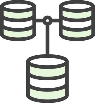 Database Vector Icon Design
