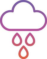 Rain Vector Icon Design