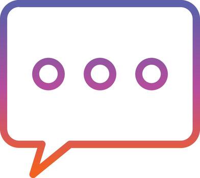 diseño de icono de vector cuadrado de mensaje