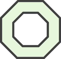 Octagon Vector Icon Design