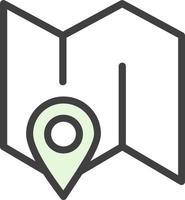 Map Vector Icon Design