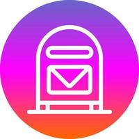 Mailbox Vector Icon Design