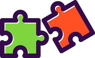 Puzzle Vector Icon Design