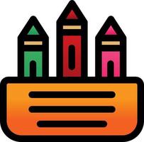 Crayon Vector Icon Design