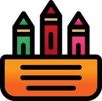 Crayon Vector Icon Design