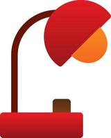 Desk Lamp Vector Icon Design