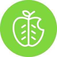 diseño de icono de vector de manzana