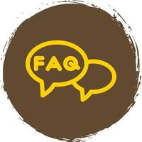 FAQ Vector Icon Design