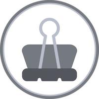 Binder Clip Vector Icon Design