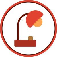 Desk Lamp Vector Icon Design