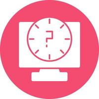 Lag Line Vector Icon Design