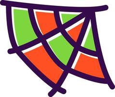 Spider Web Vector Icon Design