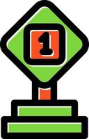 Reward Line Vector Icon Design