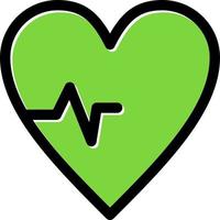 Heart Line Vector Icon Design