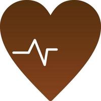 Heart Line Vector Icon Design