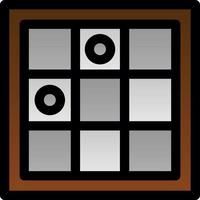 Chess Game Line Vector Icon Design