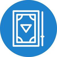 Billiard Game Line Vector Icon Design