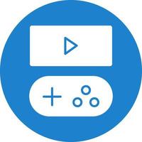 Game Streaming Line Vector Icon Design