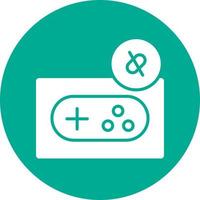 Game Disconnect Line Vector Icon Design