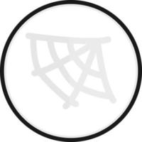Spider Web Vector Icon Design