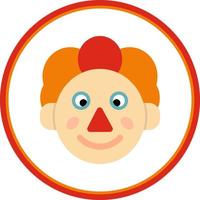 Clown Vector Icon Design