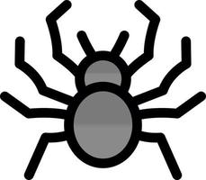 diseño de icono de vector de araña