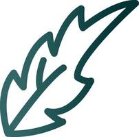 Dry Leaves Vector Icon Design