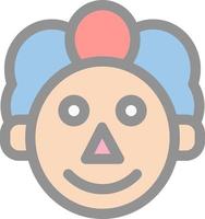 Clown Vector Icon Design