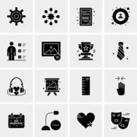 16 Universal Business Icons Vector Creative Icon Illustration to use in web and Mobile Related project