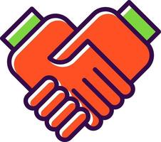 Handshake Vector Icon Design