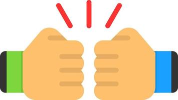 Fist Bump Vector Icon Design