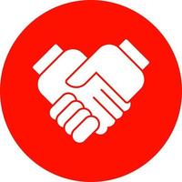 Handshake Vector Icon Design