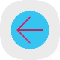 Arrow Circle Left Vector Icon Design