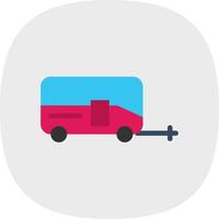 diseño de icono de vector de caravana