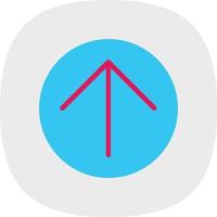 Arrow Circle Up Vector Icon Design