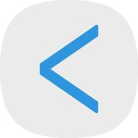 Angle Left Vector Icon Design