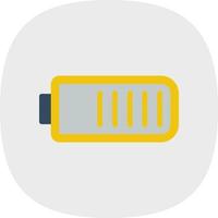 Battery Three Quarters Vector Icon Design