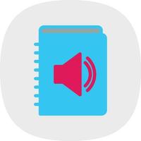 Audio Description Vector Icon Design