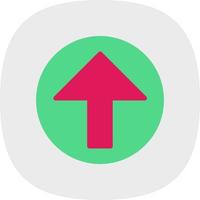 Arrow Alt Circle Up Vector Icon Design