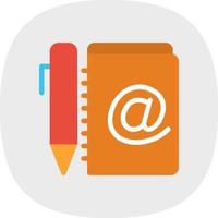 Address Book Vector Icon Design